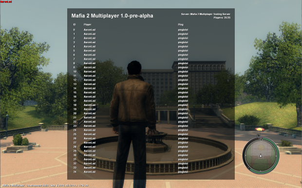Mafia 2 Multiplayer scoreboard