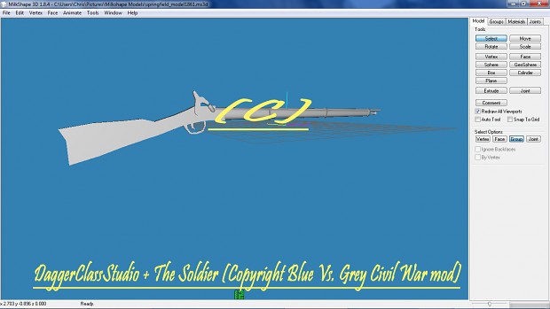 Springfield Model 1861 Rifle (Made by TheSoldier)