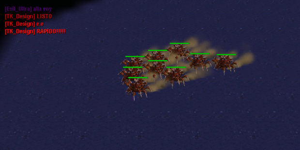 Terran Base and Zerg Lurkers ;D