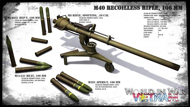 The M40 recoilless rifle