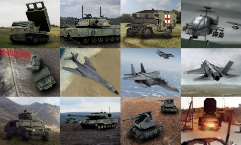 NATO Vehicle and Aircraft Cameos