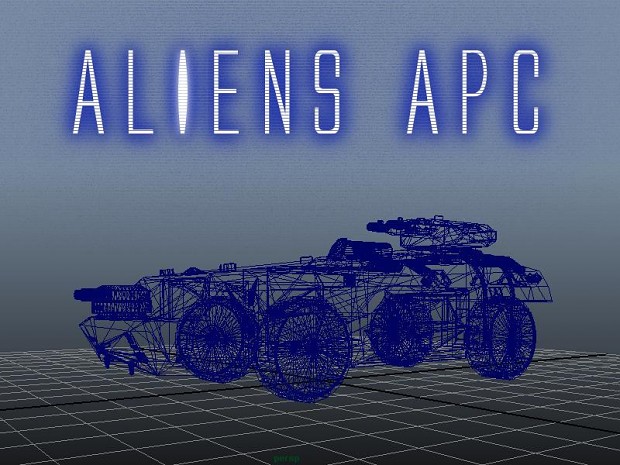 Aliens APC Model 87% Completed.