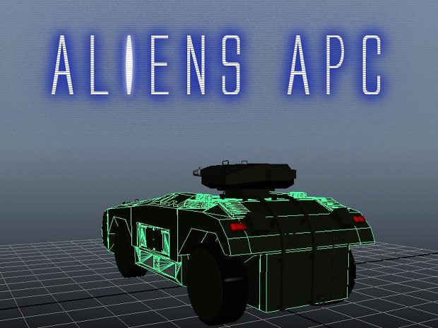 Aliens APC Model 87% Completed.