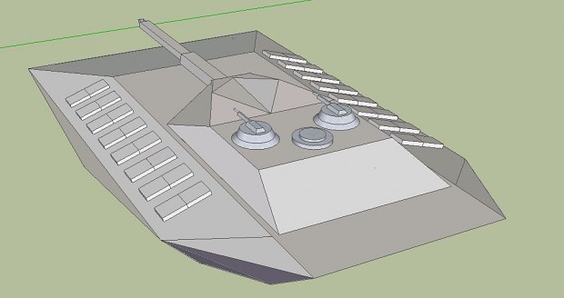 Concept of the Kaminoan KT-100 Tank