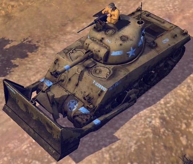 M4A3(75)W Dozer Tank