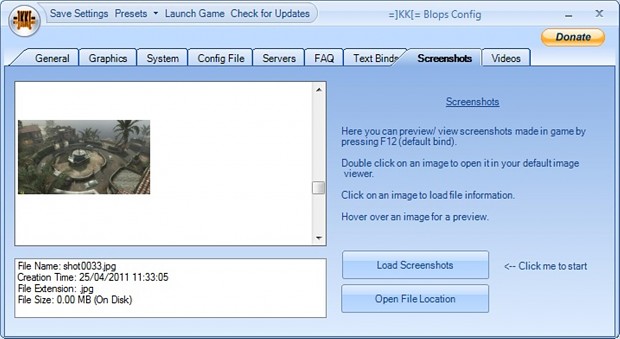 =]KK[= BO Config Tool Preview Screens