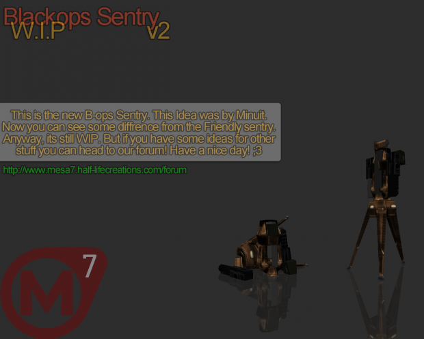 Blackops Sentry - v2 W.I.P