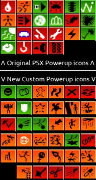 Powerup icons