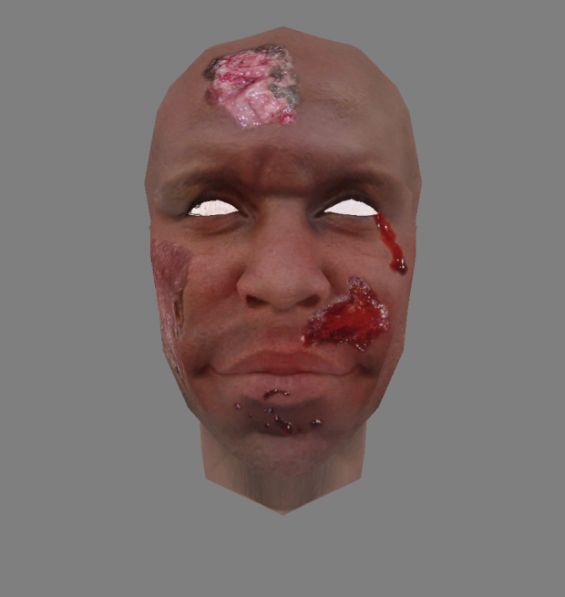 Zombie Face 3 (Black Zombie)
