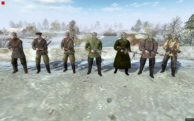 Russian And German Assault Teams