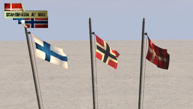 New flags Danish-Finnish-Norwegian