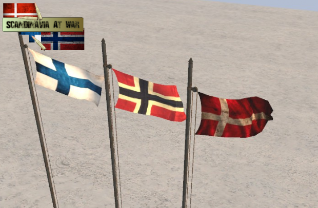 New flags Danish-Finnish-Norwegian