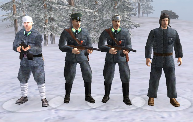 Skins of finnish soldiers