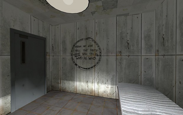 First shots of Carter's prison cell