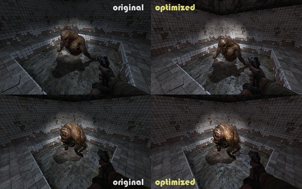 Improved lighting - comparison