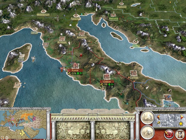 Campaign map image - Classical Age - Total War mod for Rome: Total War