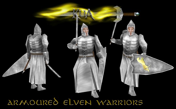 Armoured elven warriors
