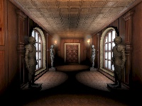 Feliciano Manor hallway