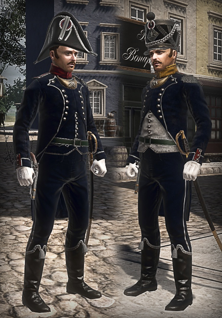 French Light Infantry Officers