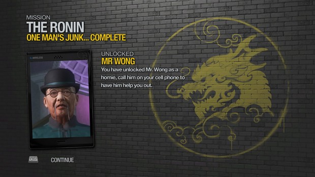 Mr Wong Homie image Gentlemen of the Row mod for Saints Row 2