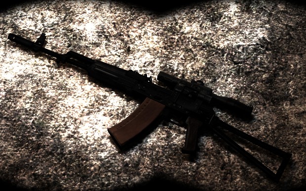 AKS-74 retextured as well.