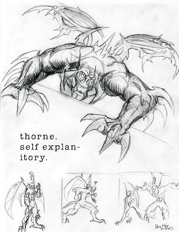 Gargoyle Concept 6 - Thorne (Makkon)