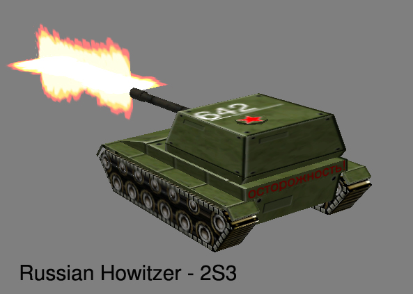Russian 2S3