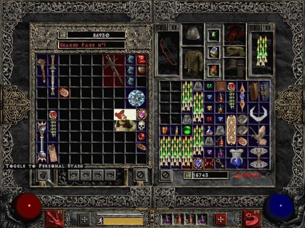 Big Inventory Space for Diablo 2 Plugy - Arqade