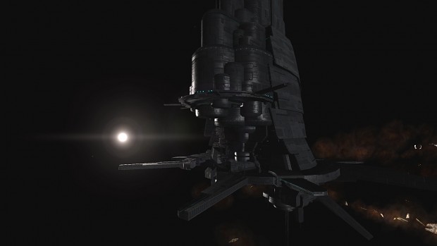 First two EVE Outposts ingame.