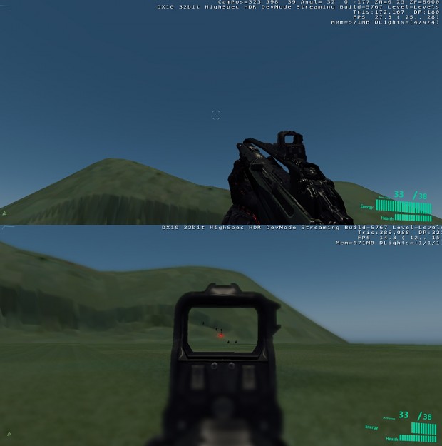 Eotech + new "crysis 2 style" HUD