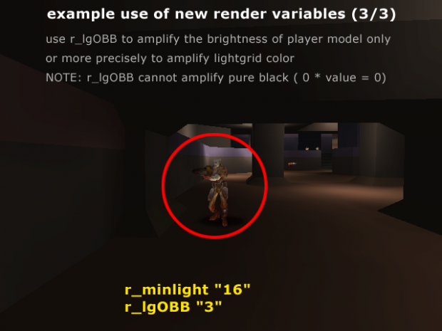 Quake3 Hopper Render Setting Comparison