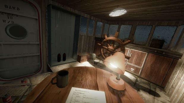 Cabin of a ship