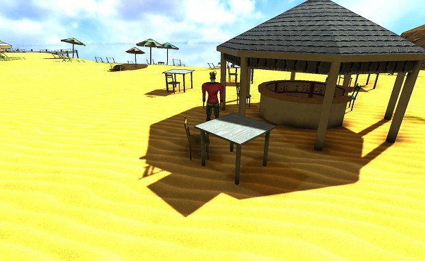 Gulman 3D HQ 2013 - Level "Hot Beach" WIP