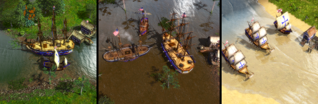 Improvement Mod Ships on shallows