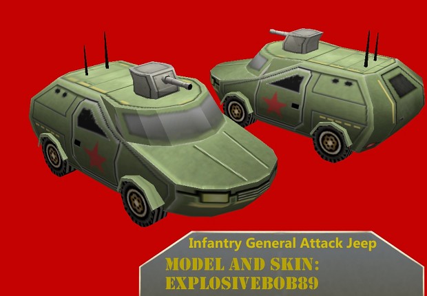 Infantry General Attack Jeep