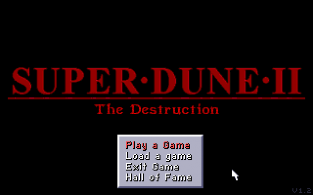 Super Dune II Classic - Title Screen