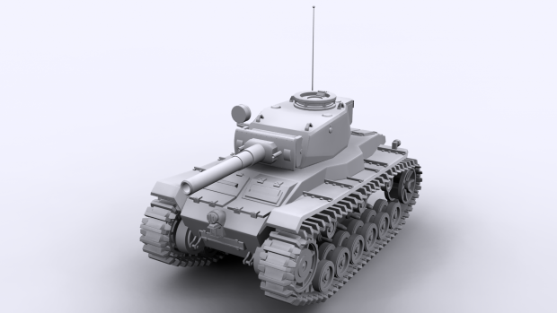 Gallian Medium Tank - Untextured