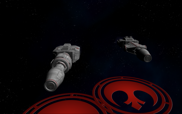 Rebel Corellian Gunships In-game