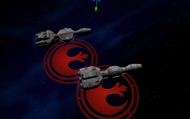 Rebel Corellian Gunships In-game