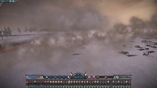 Showing of the musket smoke of version 2.2