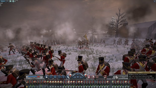 Showing of the musket smoke of version 2.2