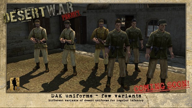 DAK uniforms image - W.A.R. Project mod for Men of War: Assault Squad ...