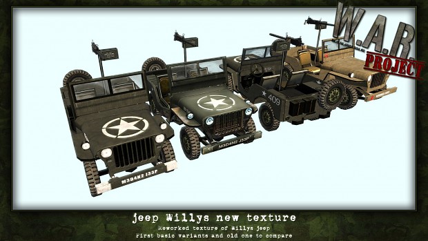 Willys Jeep - new texture