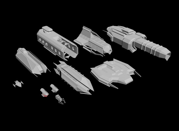Videan Empire Frigates and Utilities Vessels