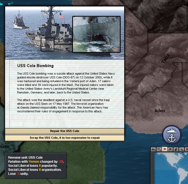 USS Cole Event Non Historical