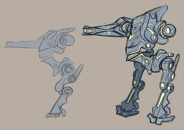 Tech 3 Seraphim Combat Bot Concept