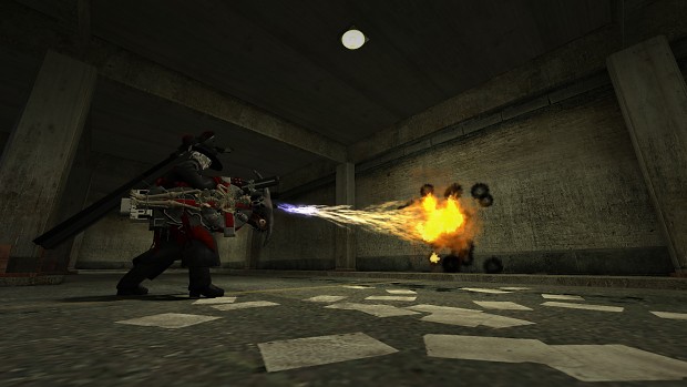 Flamethrower Attack / Minigun Coffin Attachment