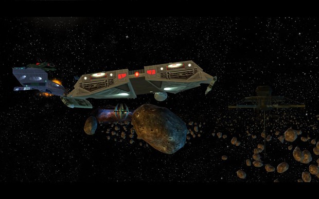 A few Klingon Starships