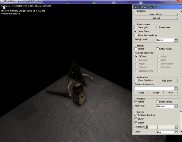 Pyramid Head in Model View