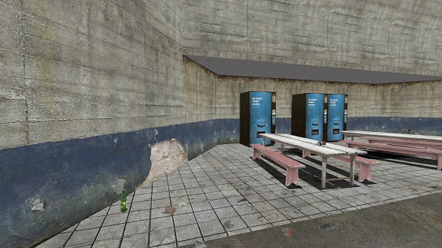 Lunch Break area (early screenshot)